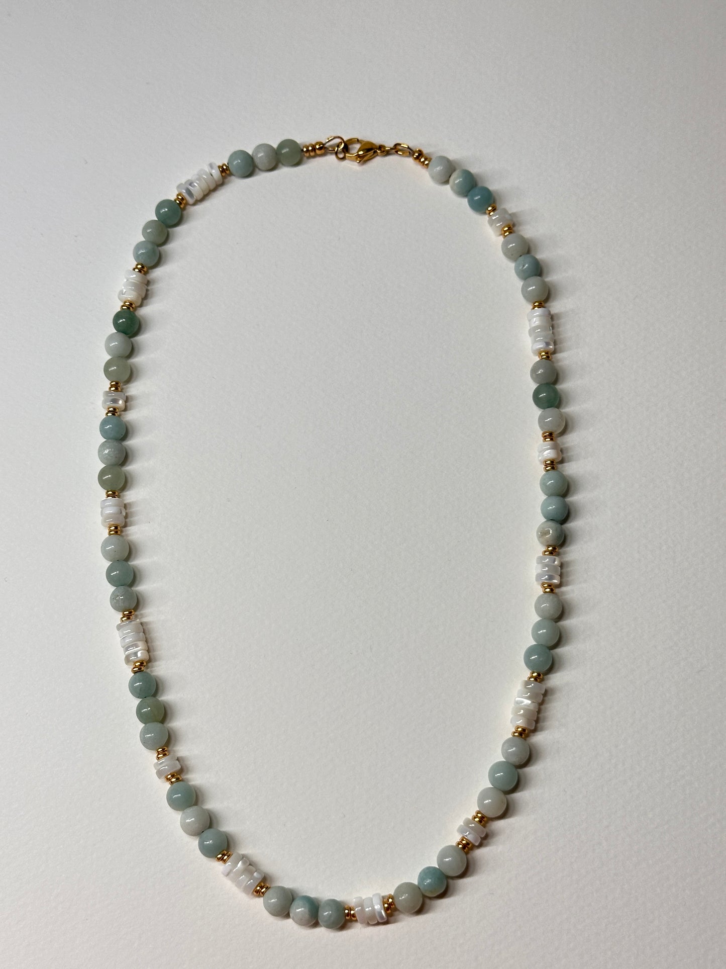 Seafoam Muse Amazonite Necklace