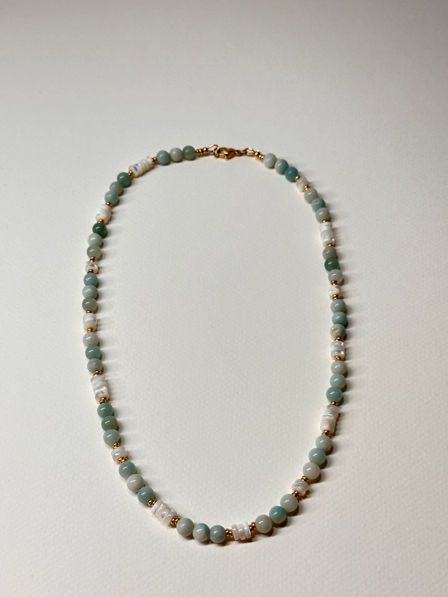 Seafoam Muse Amazonite Necklace