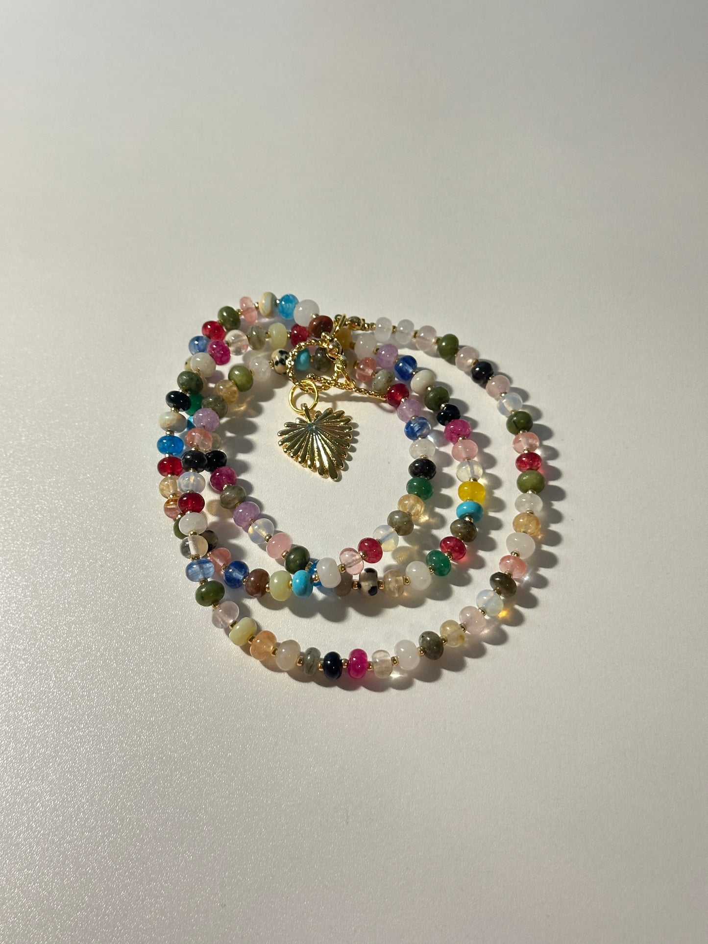 6mm Mixed Gemstone Necklace