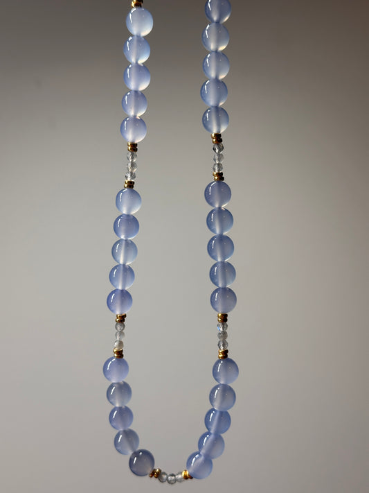 Frostlight Agate Necklace