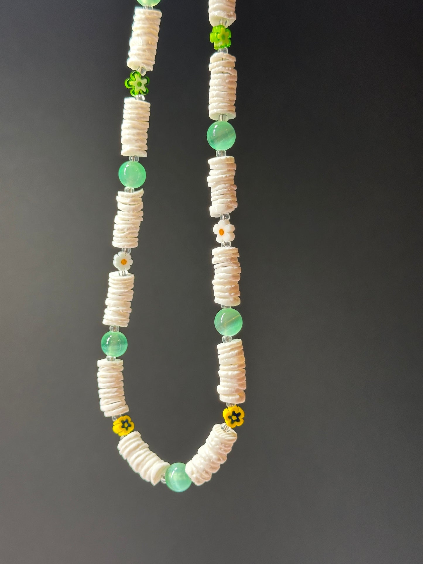 Seafoam Petals Necklace