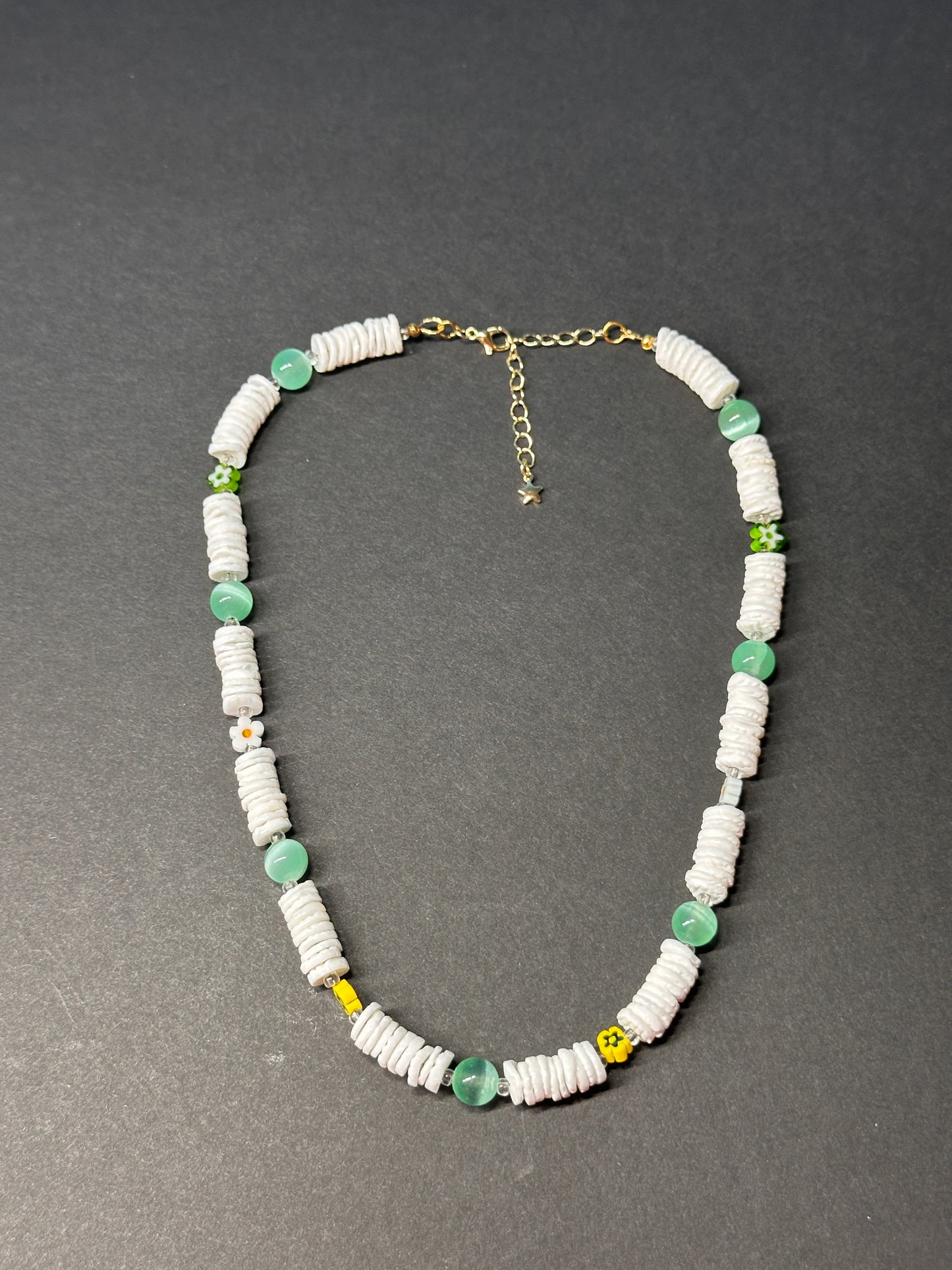 Seafoam Petals Necklace