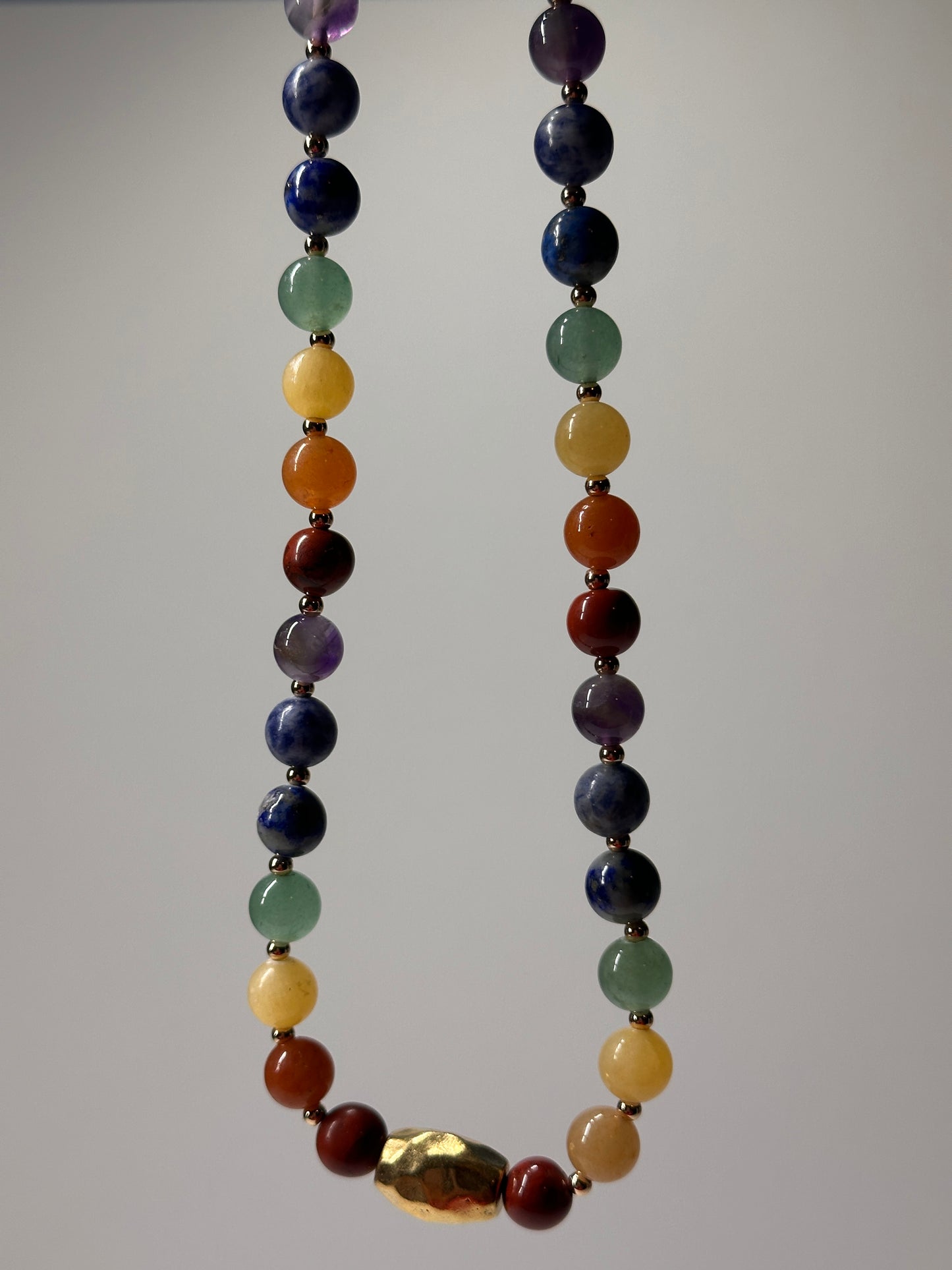 Prism Forge Rainbow Gemstone Necklace