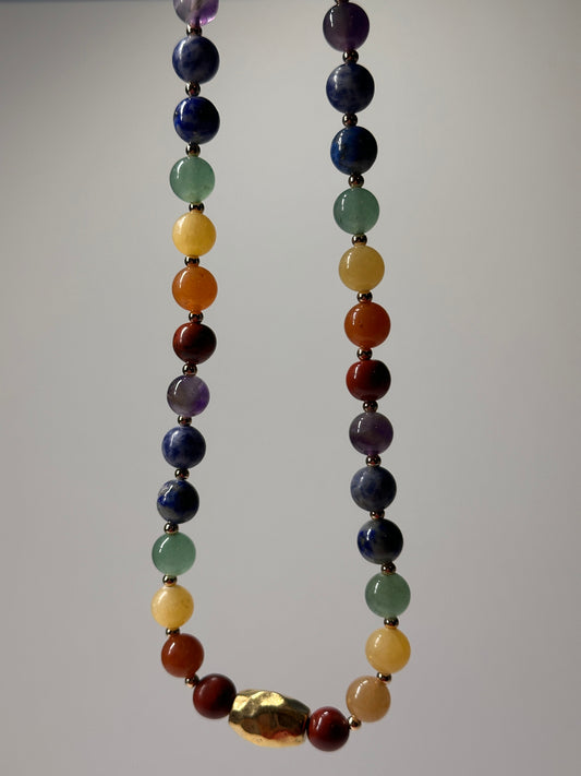Prism Forge Rainbow Gemstone Necklace