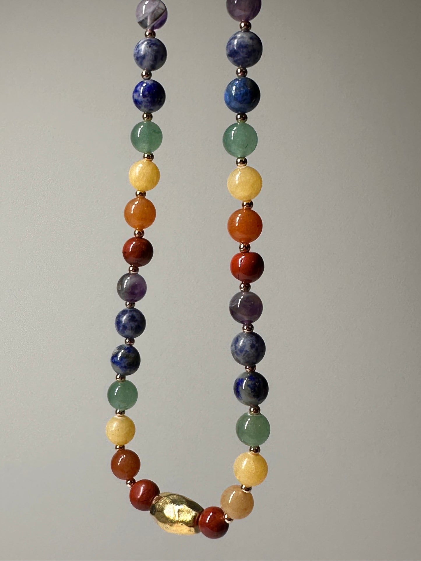 Prism Forge Rainbow Gemstone Necklace