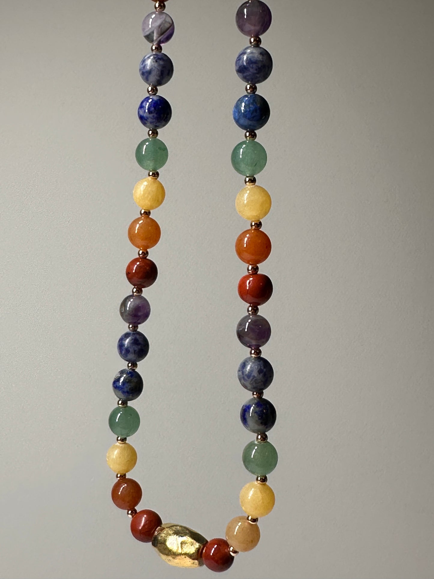 Prism Forge Rainbow Gemstone Necklace