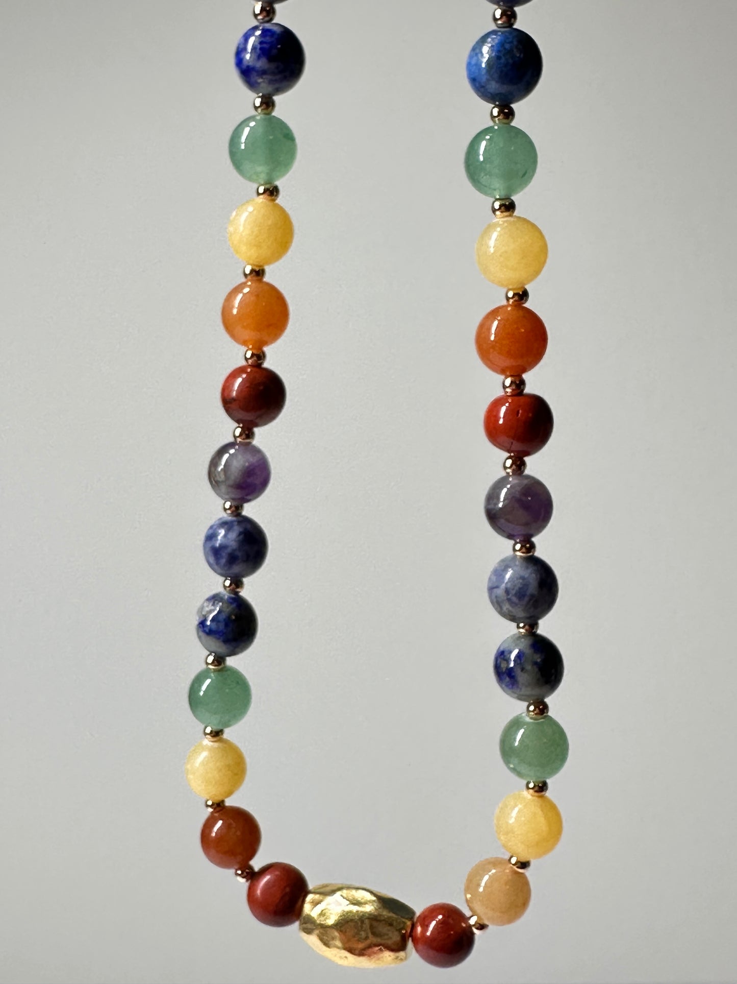 Prism Forge Rainbow Gemstone Necklace