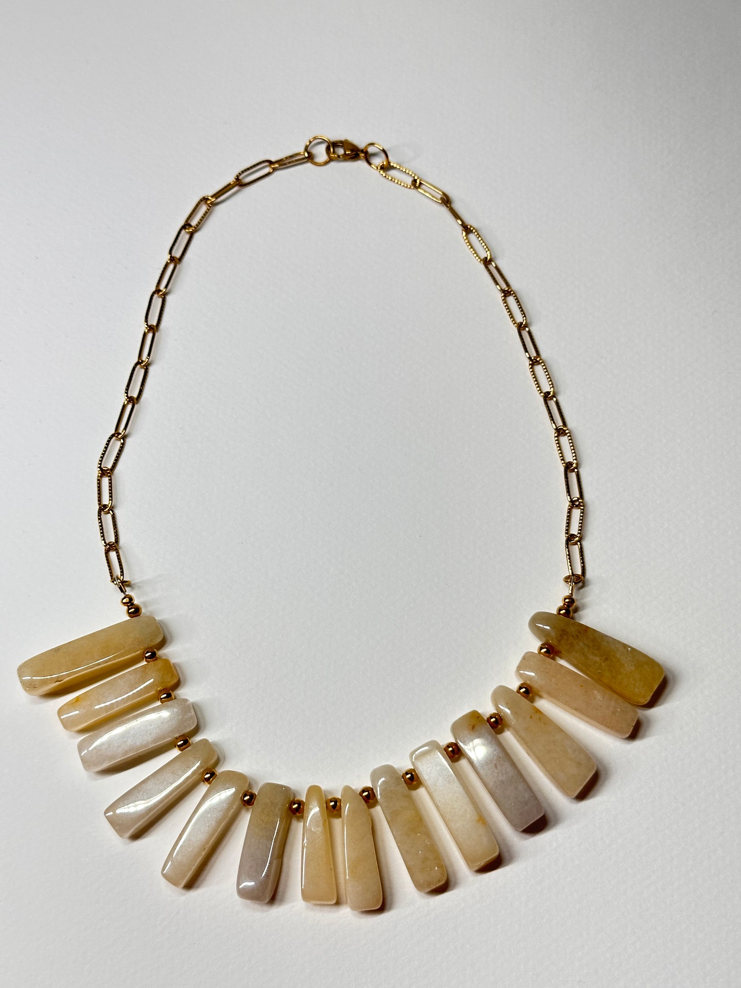 Golden Hour Yellow Aventurine Necklace
