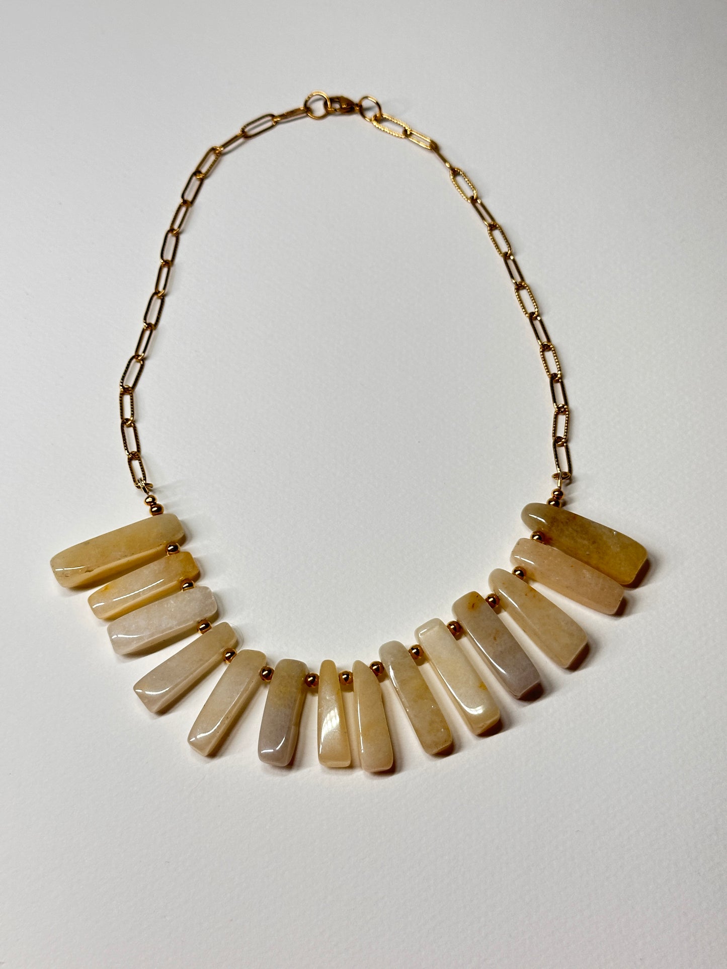 Golden Hour Yellow Aventurine Necklace
